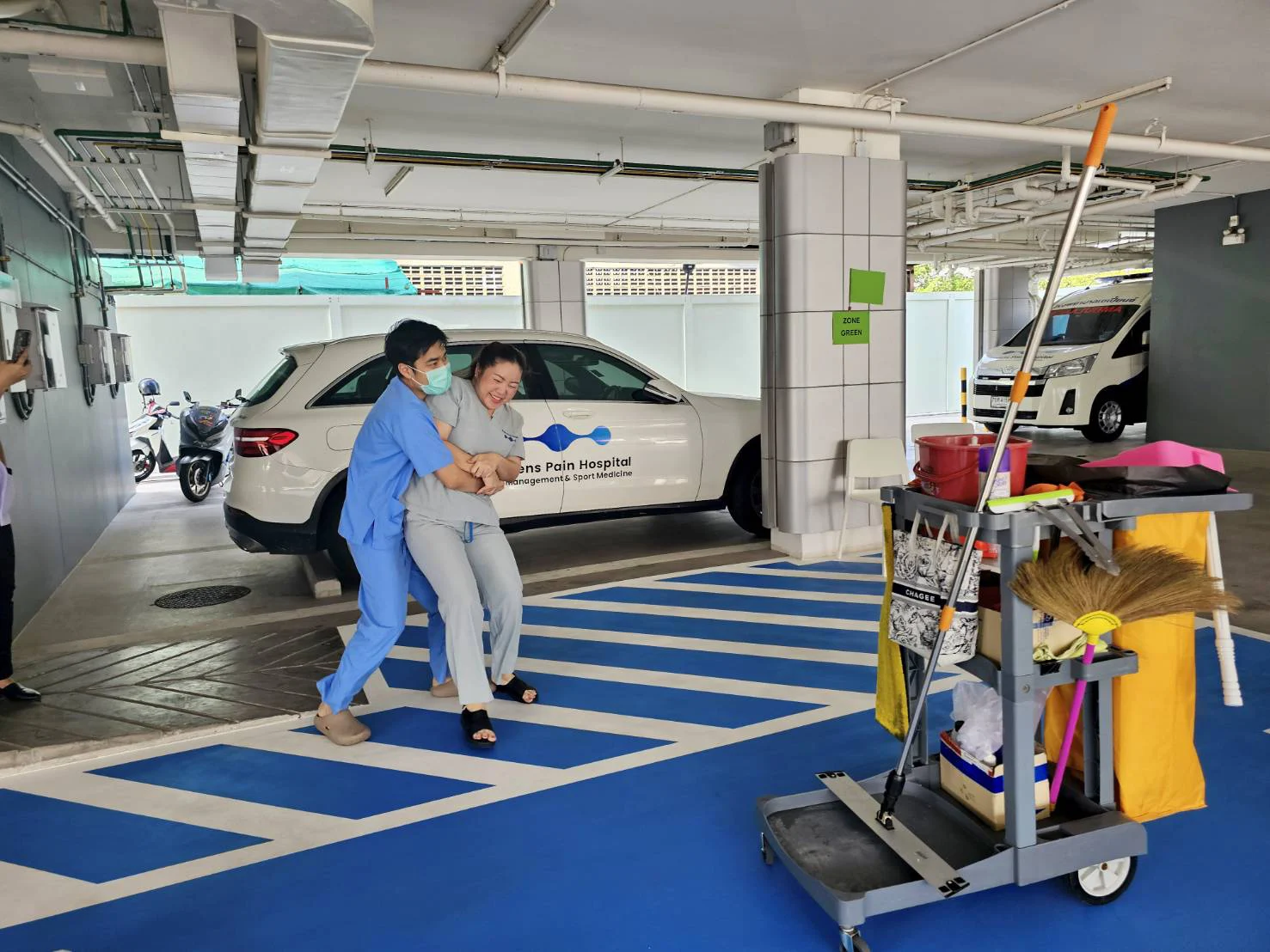 Sapiens Hospital emergency response team drill