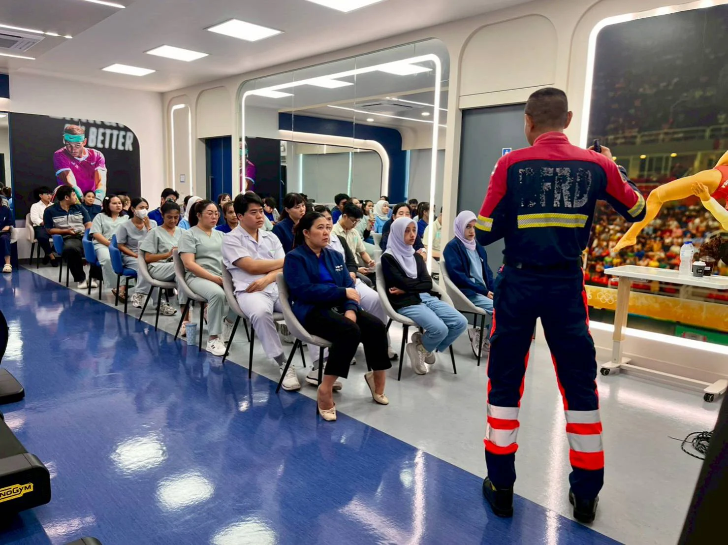 Sapiens Hospital annual fire evacuation drill