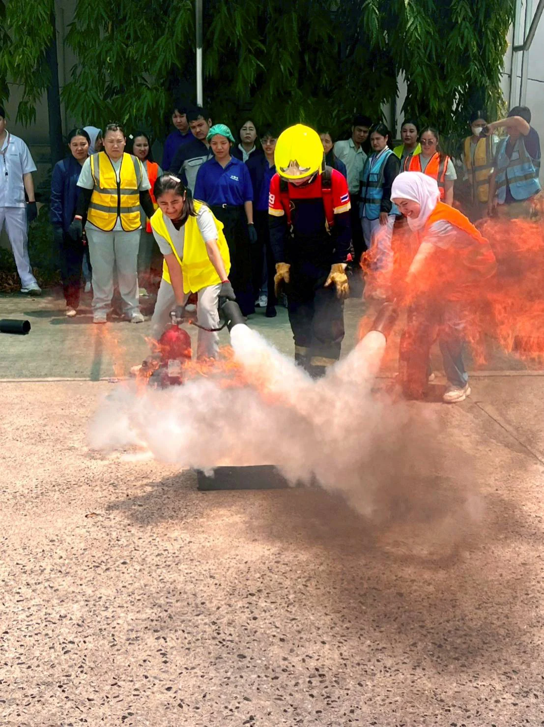 Fire safety preparedness at Sapiens Hospital