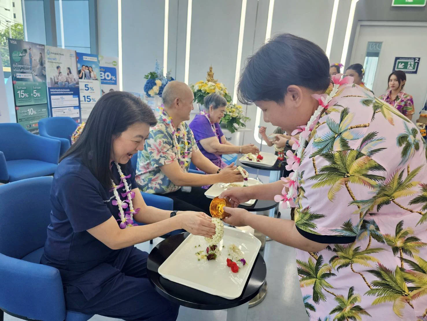 Thai cultural tradition at Sapiens Hospital