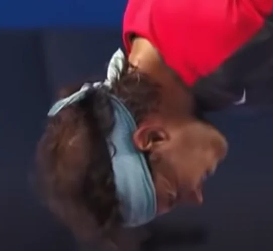 Rafael Nadal experiencing back pain during the 2014 Australian Open Final