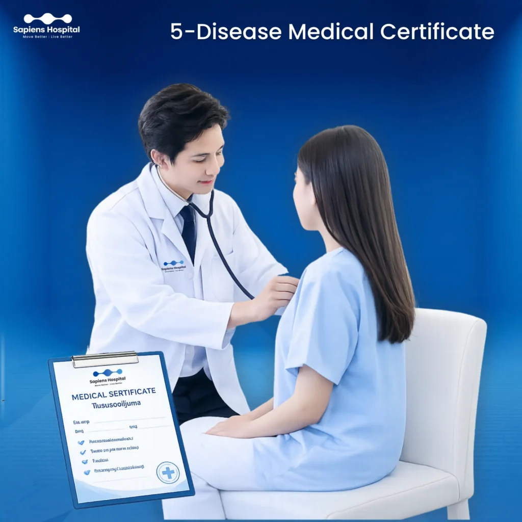 ตรวจร่างกาย 5 โรค